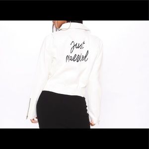 Brand new “just married” jacket